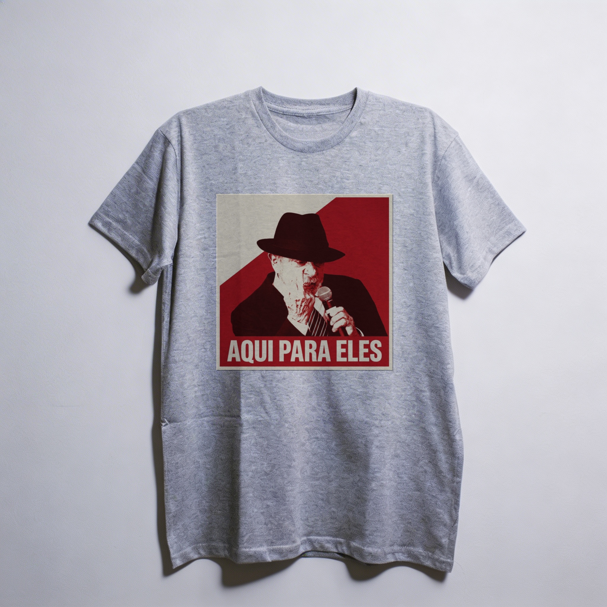 Camiseta Oversized Lula, Aqui para eles