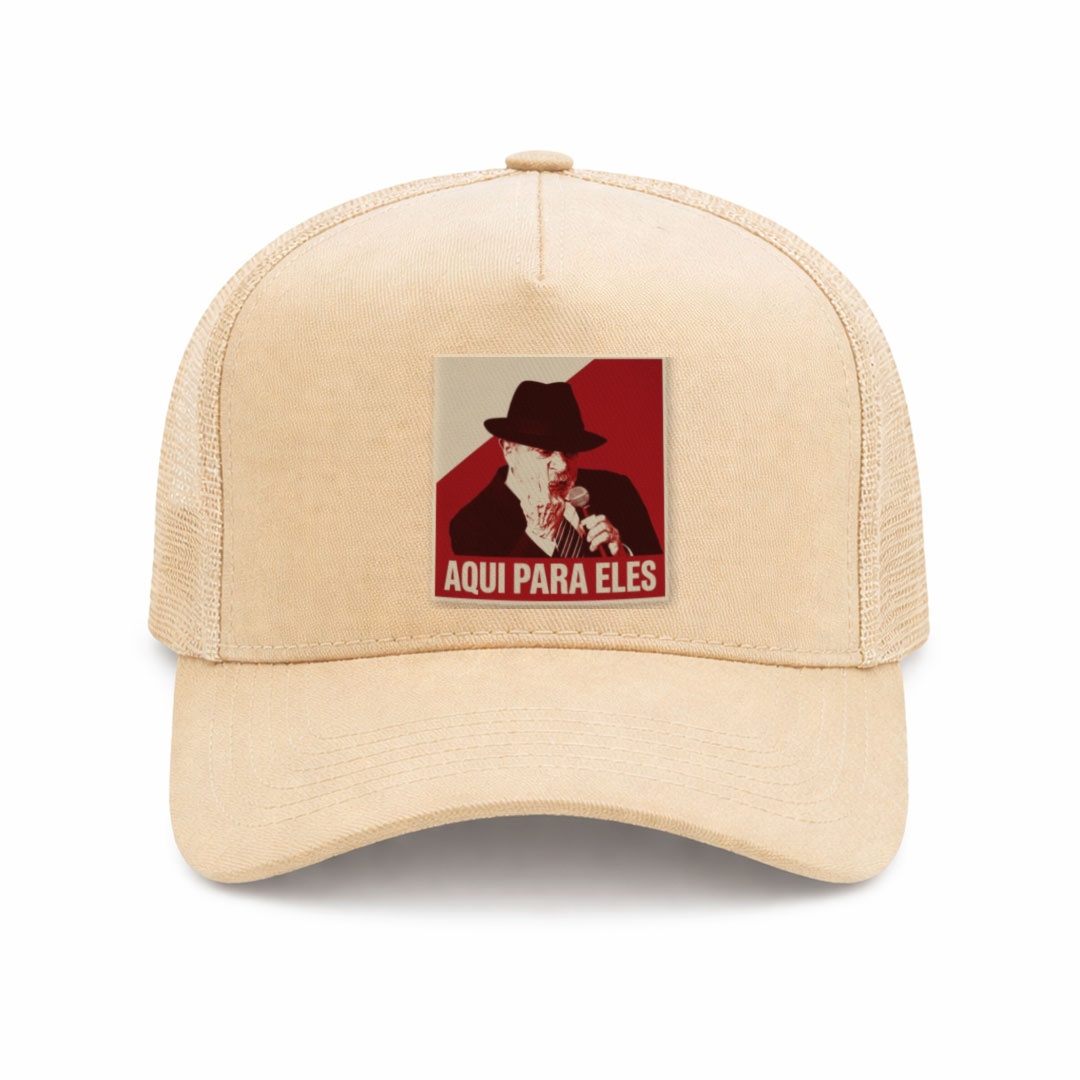 Boné Trucker Lula, Aqui para eles