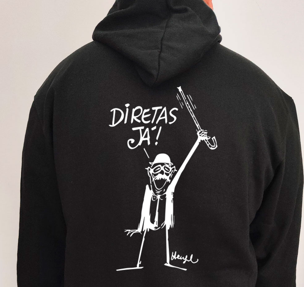 Moletom com capuz Diretas Já