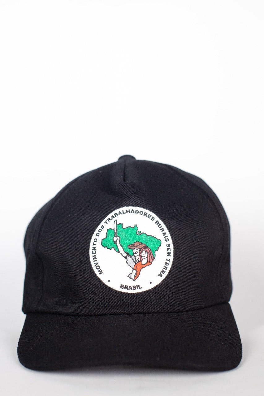 Boné Preto MST Tradicional Movimento Sem Terra
