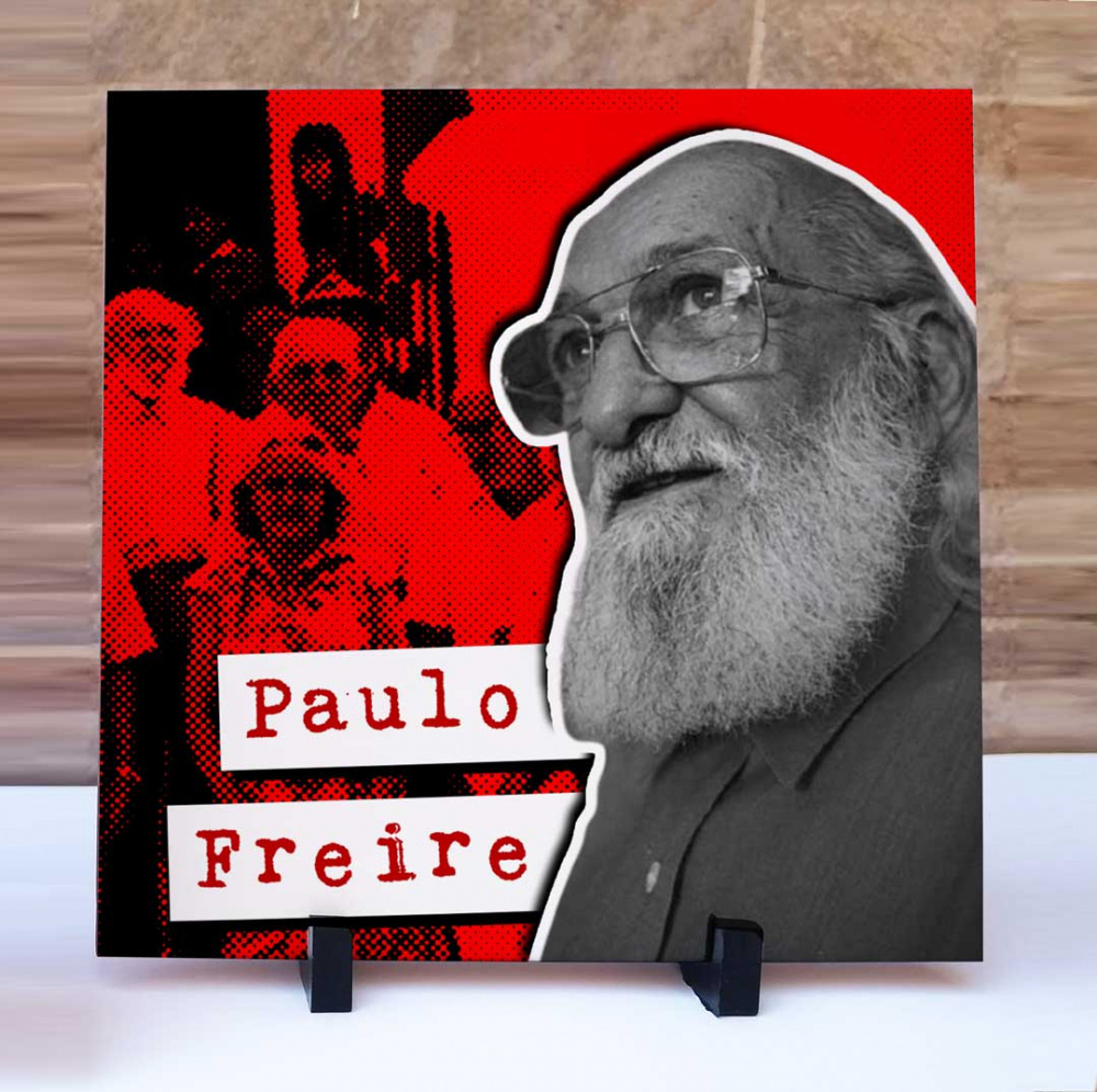 Azulejo Paulo Freire