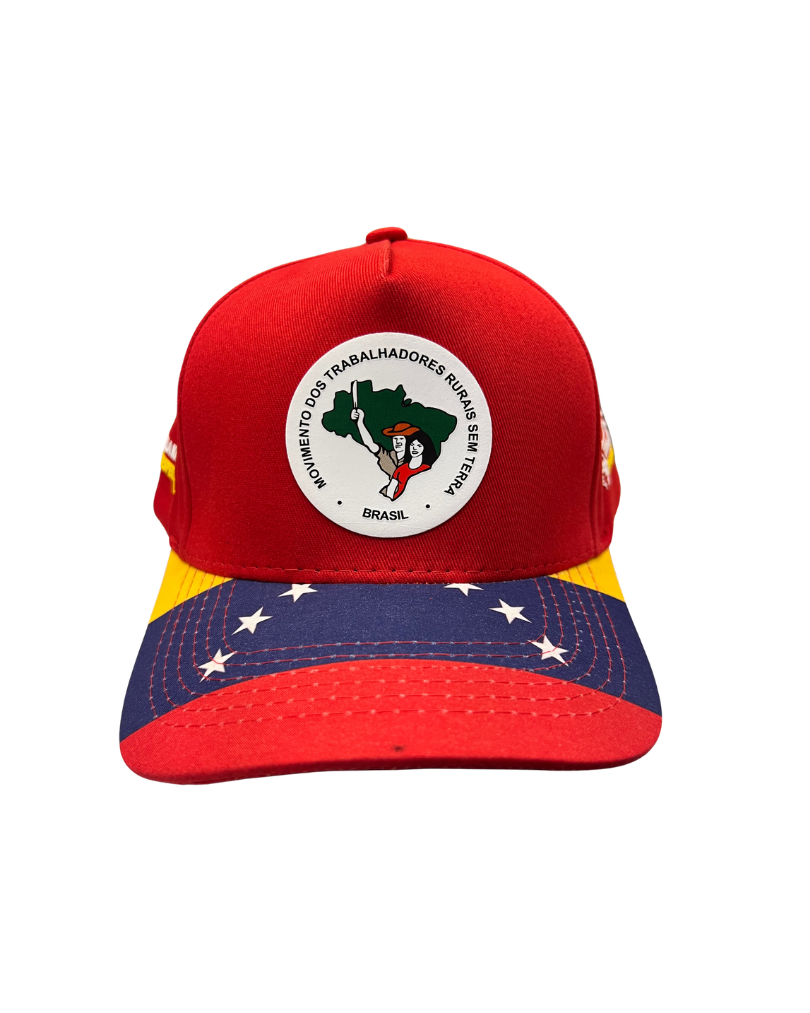 Boné MST Aba Venezuela e Escola Nacional Florestan Fernandes