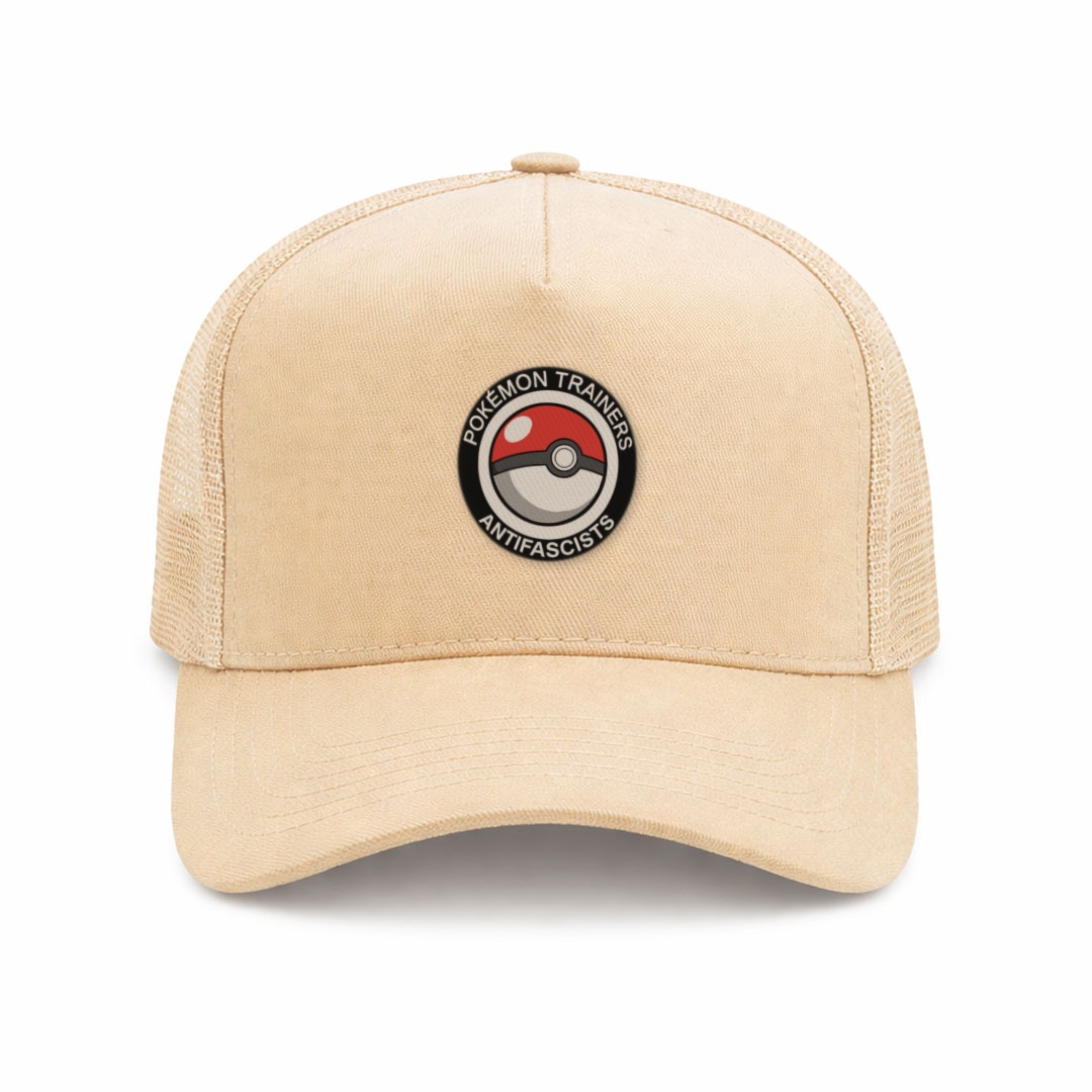 Boné Trucker Treinadores Pokemon Antifascistas
