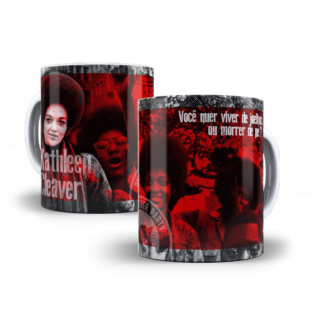 Caneca Panteras Negras: Kathleen Cleaver