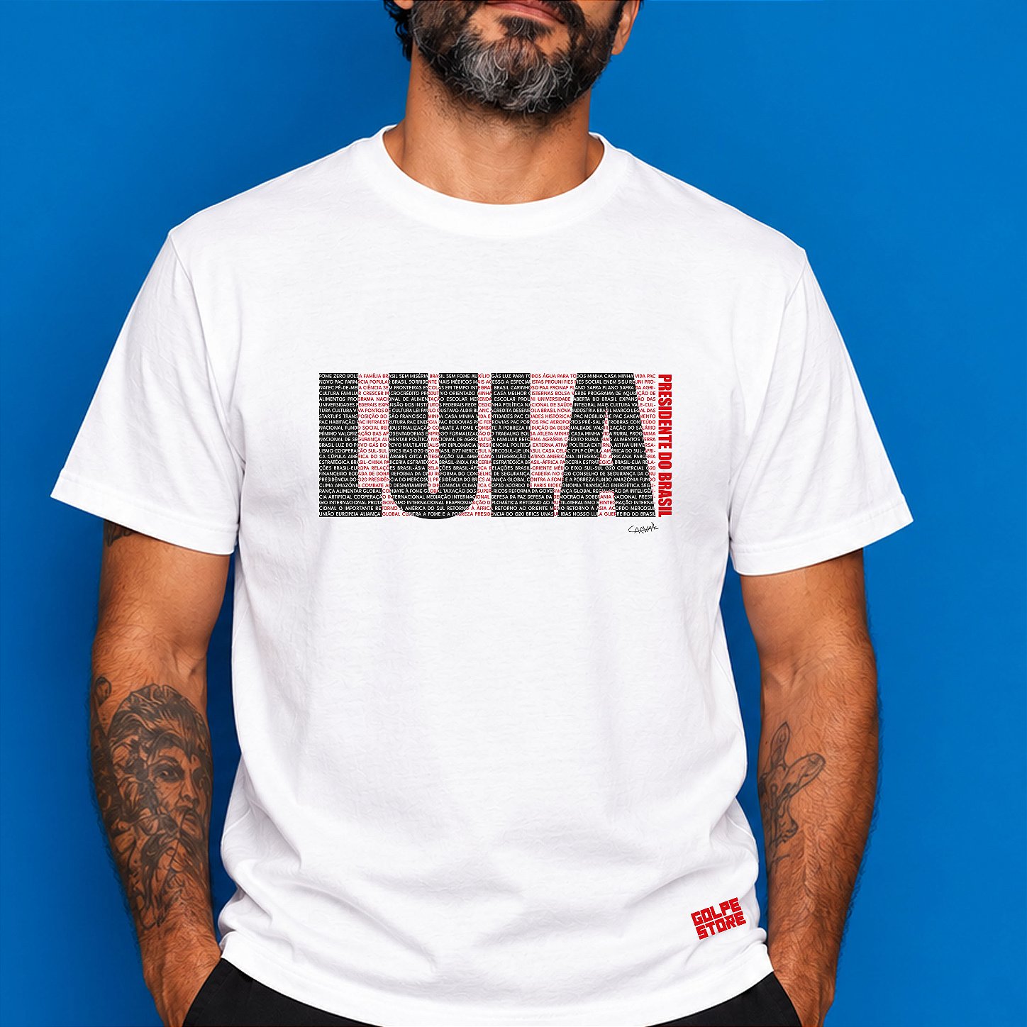 Camiseta Lula Programas Sociais Carvall