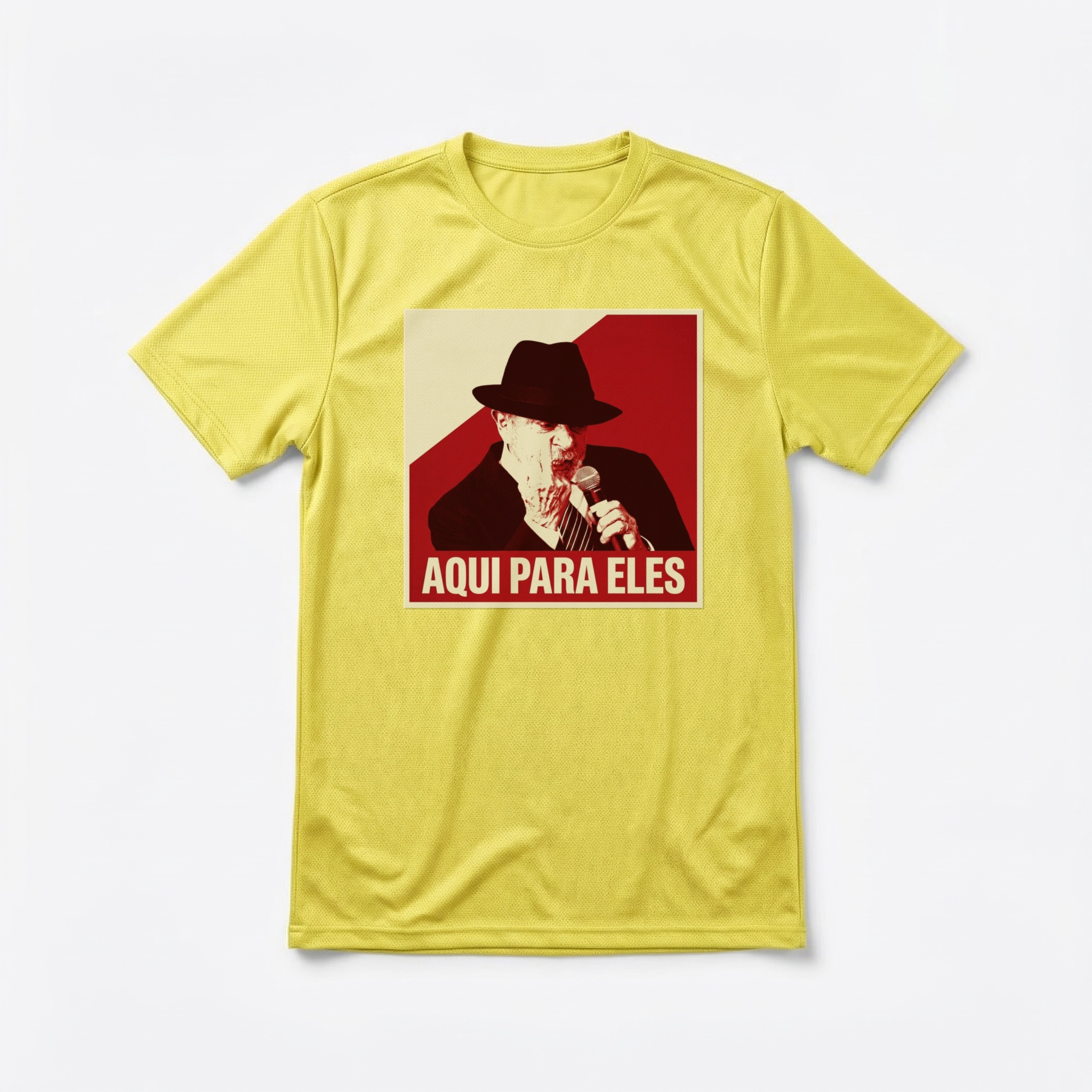 Camiseta Dry Fit Lula, Aqui para eles