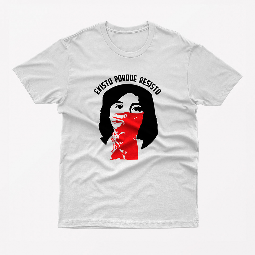 Camiseta Ezln: Existo Porque Resisto!