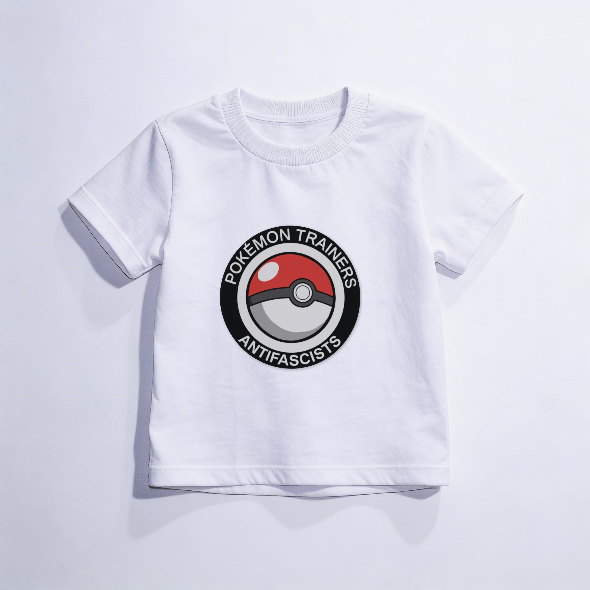 Camiseta Infantil Treinadores Pokemon Antifascistas