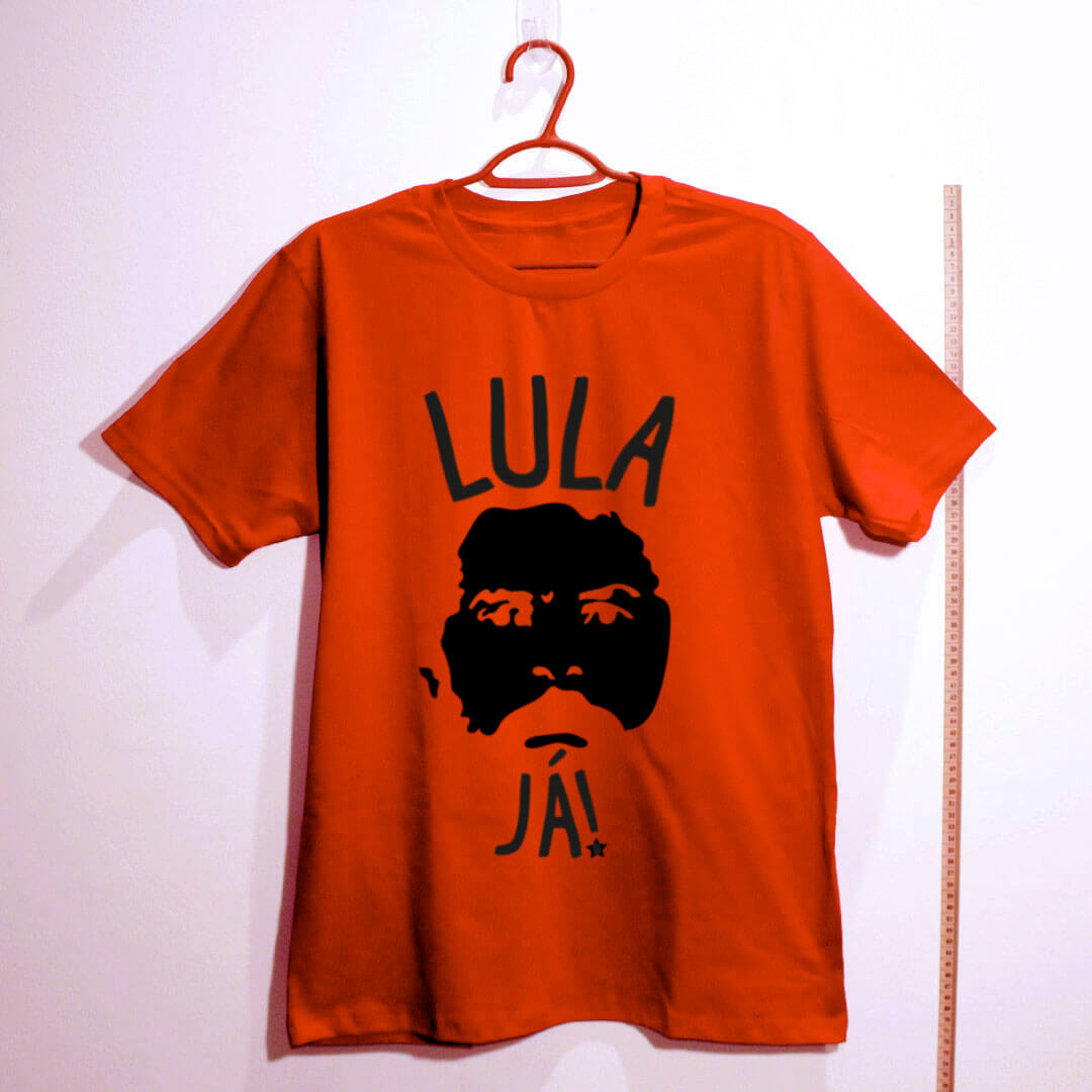 Camiseta infantil Lula Já