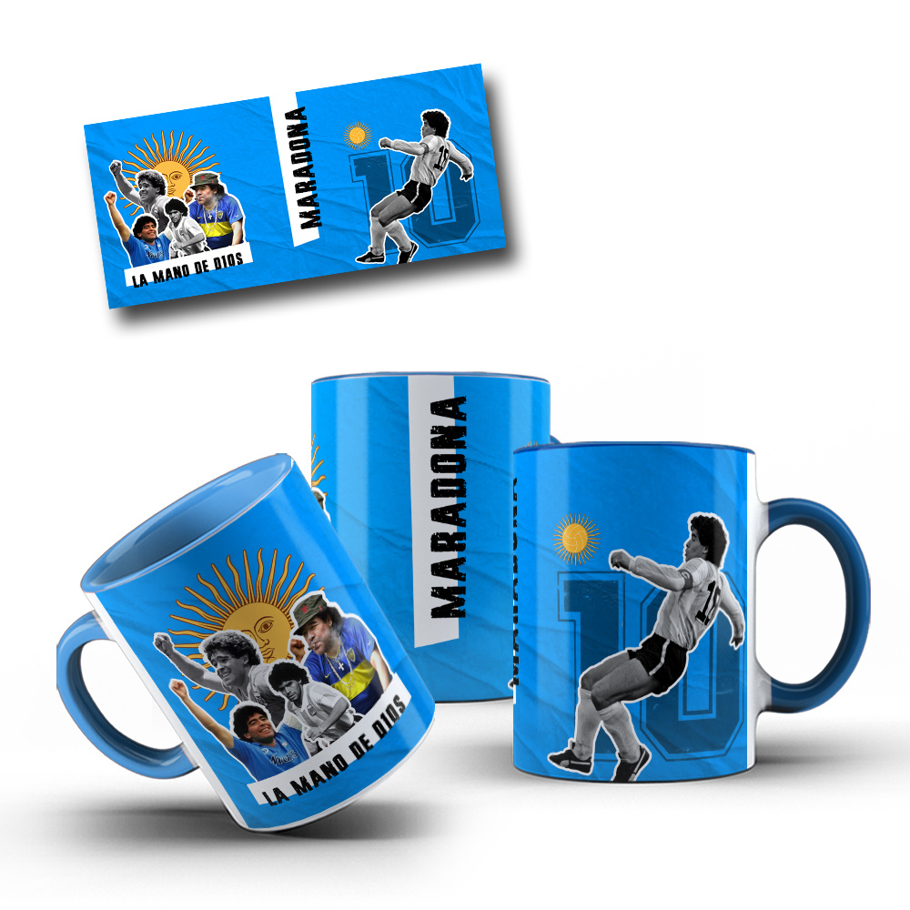 Caneca Maradona: La Mano de D10s