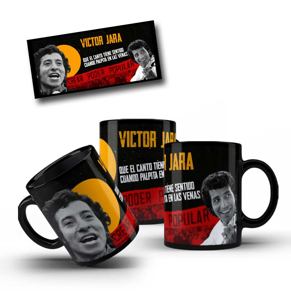 Caneca Victor Jara: Crear Poder Popular