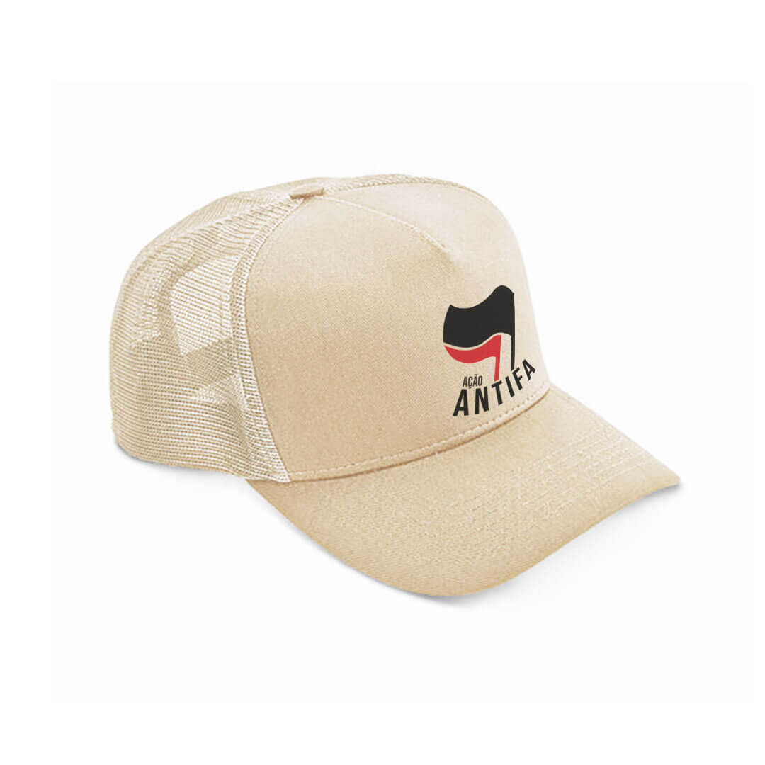 Boné trucker Ação Antifa