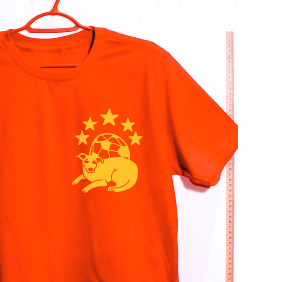 Camiseta Oversized Seleção brasileira Caramelo