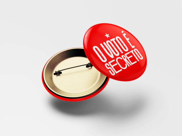 Botton o Voto É Secreto