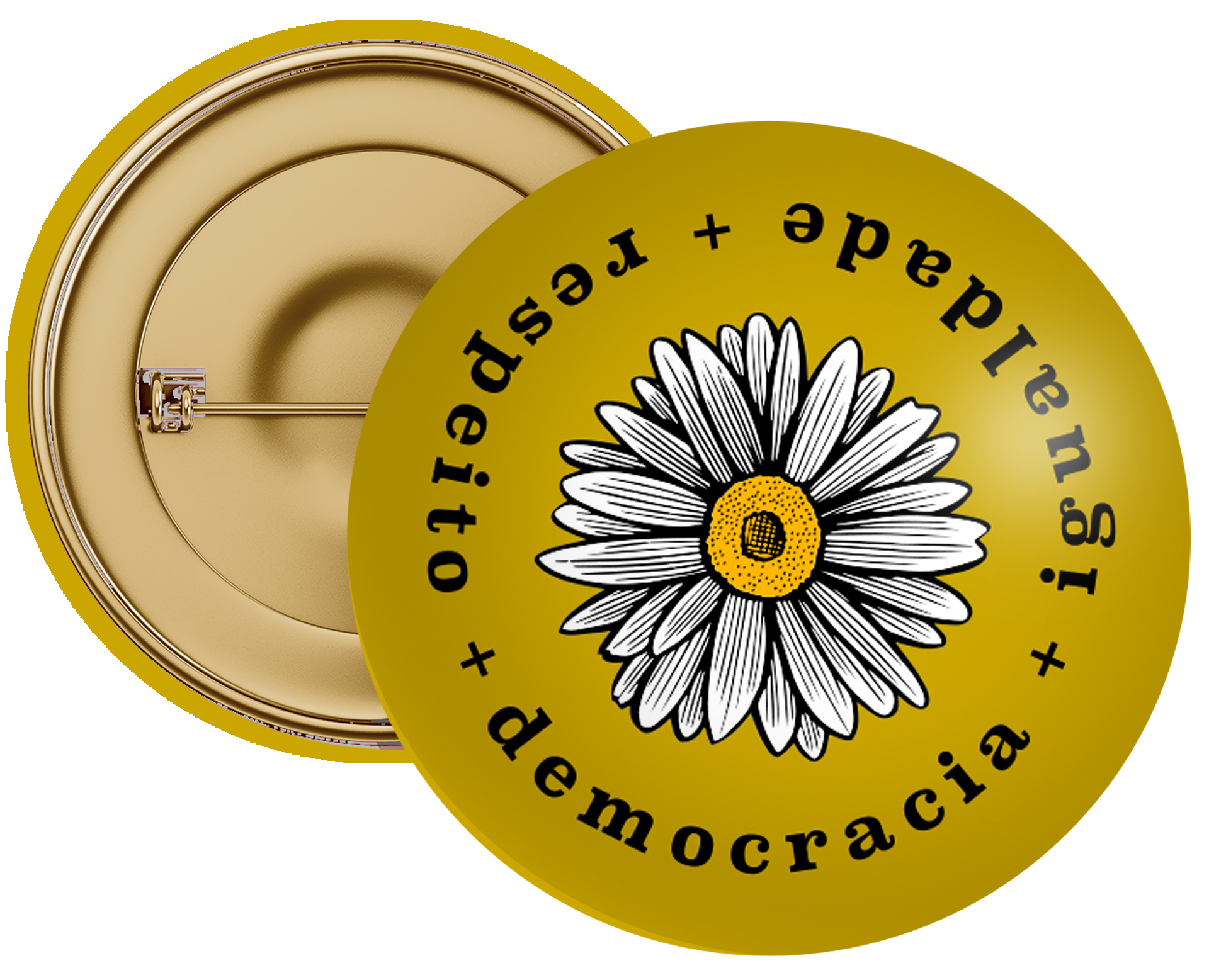 Botton Margarida da Democracia