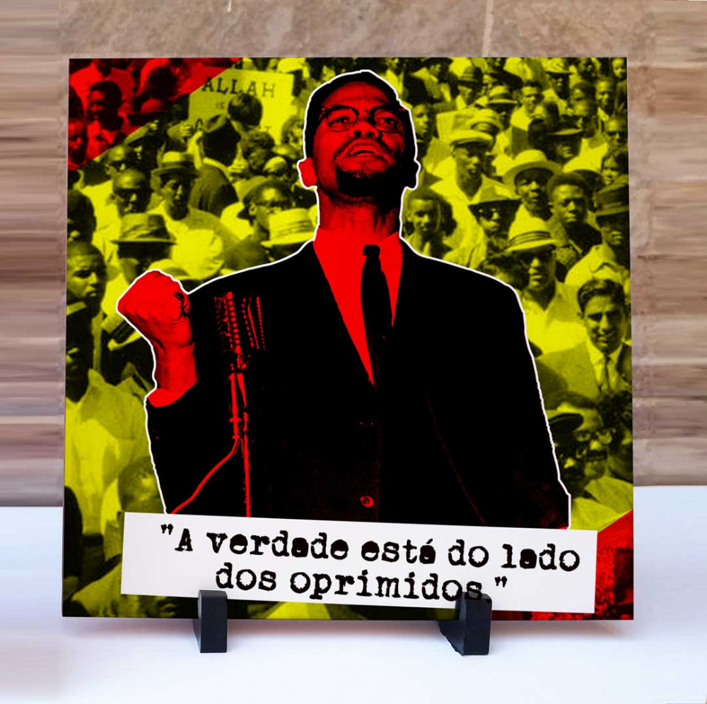 Azulejo Malcolm X