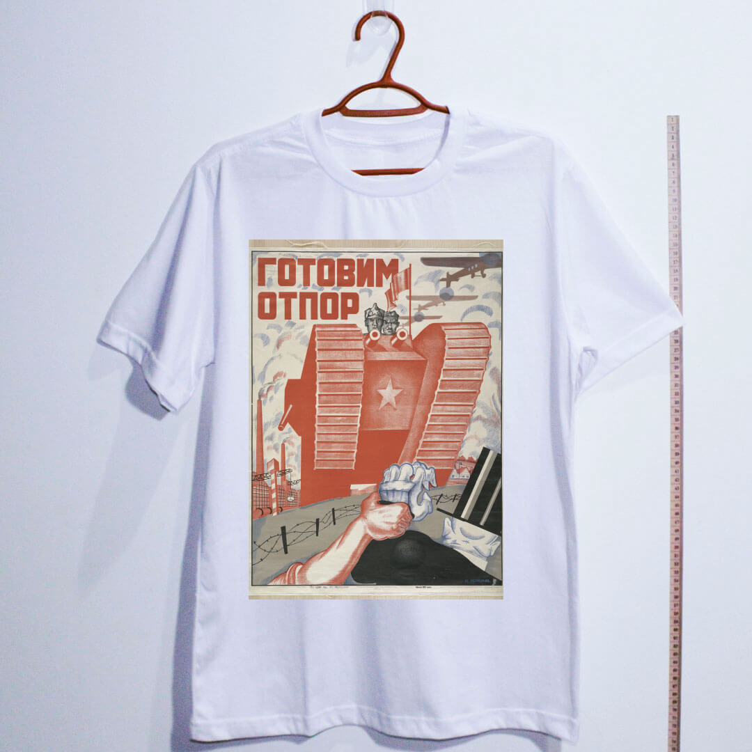 Camiseta de algodão Fora Fascistas