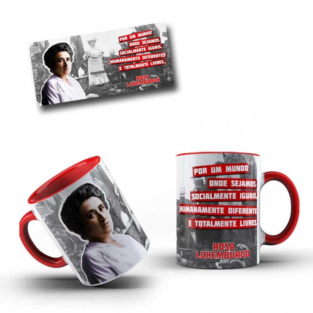 Caneca Rosa Luxemburgo