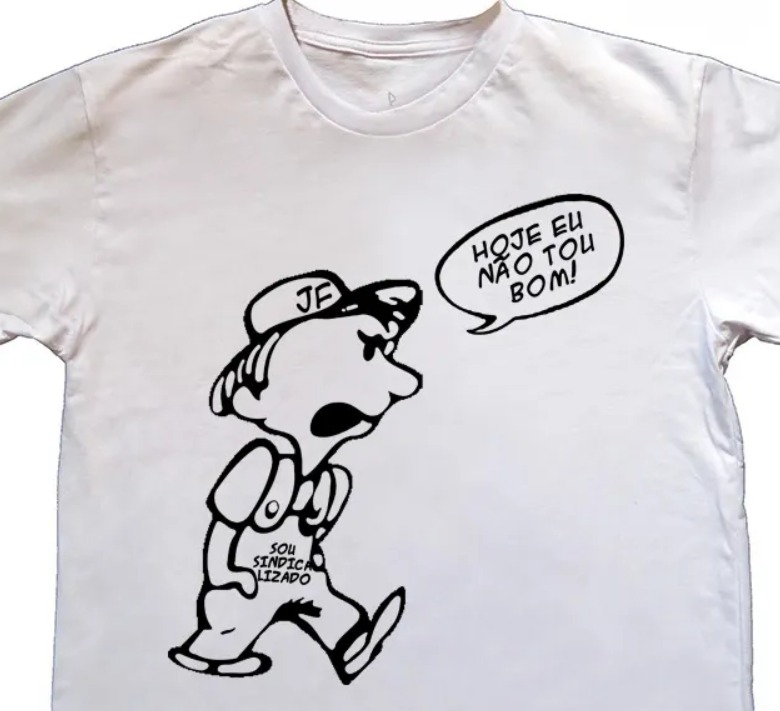 Camiseta João Ferrador Lula Sindicato dos Metalúrgicos do ABC