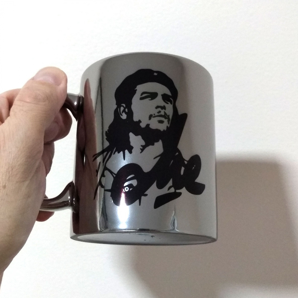 Caneca Che Guevara Hasta La Victoria Siempre: Cromada