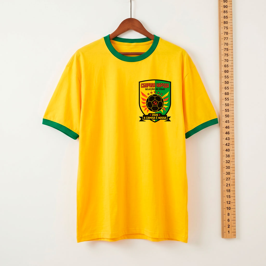 Camiseta de algodão Lula, a camisa é nossa