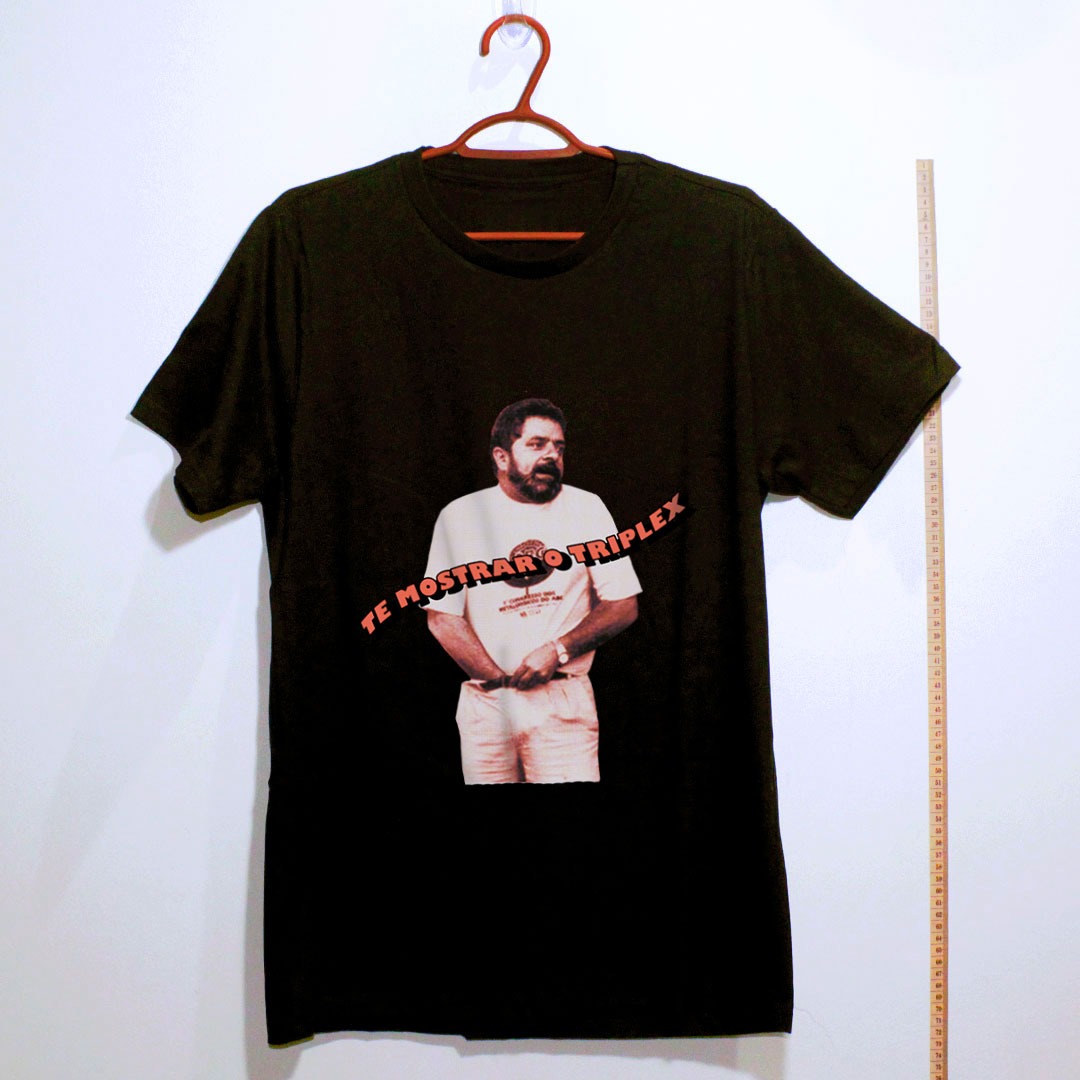 Camiseta Oversized Lula, vou te mostrar o triplex