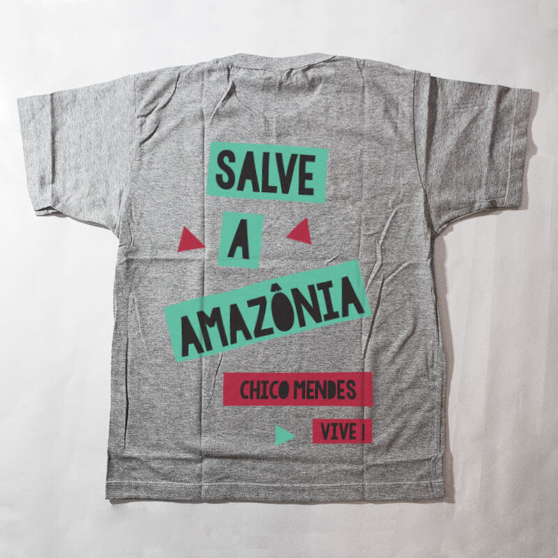 Camiseta infantil Salve a Amazônia