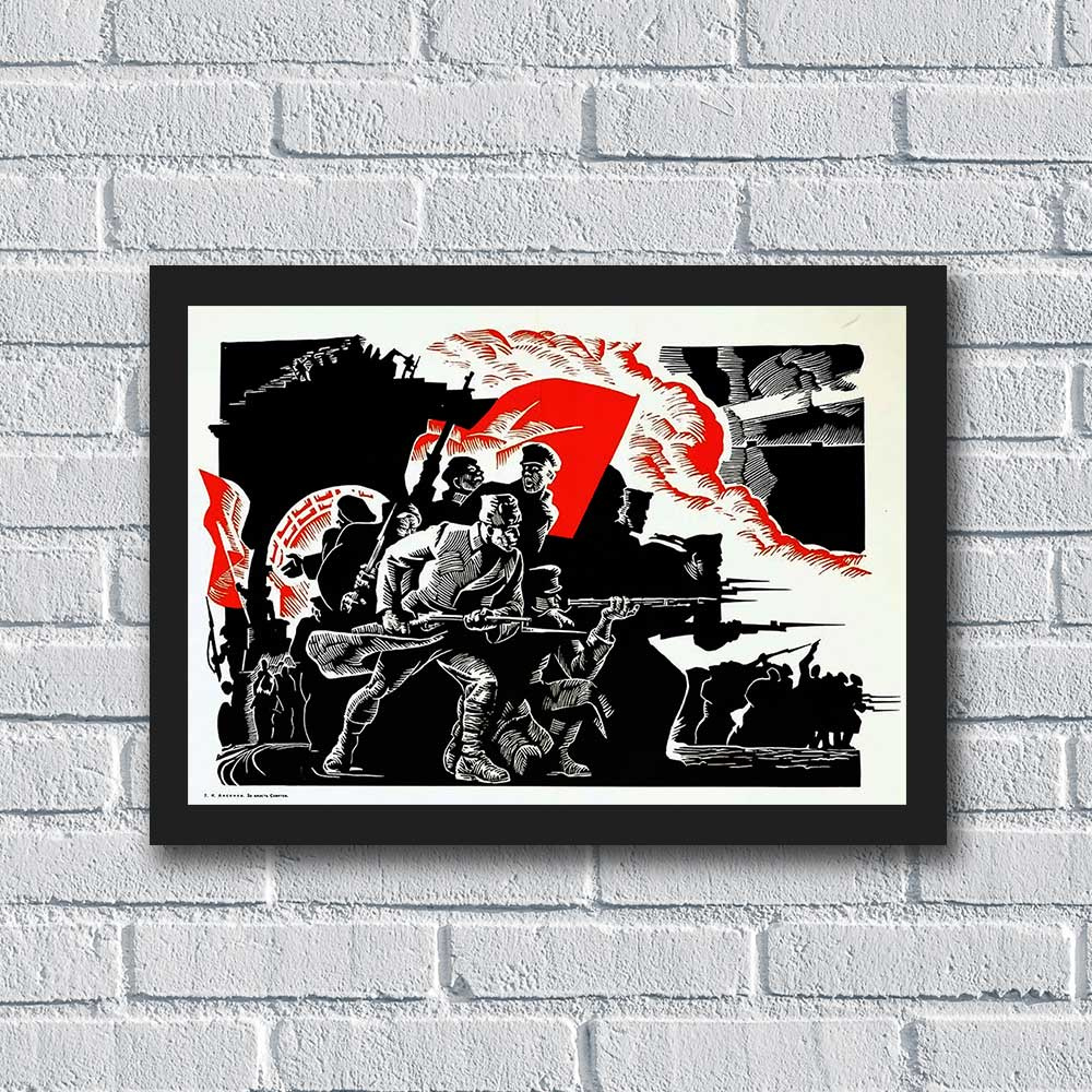 Quadro Revolução de Outubro Modelo 02