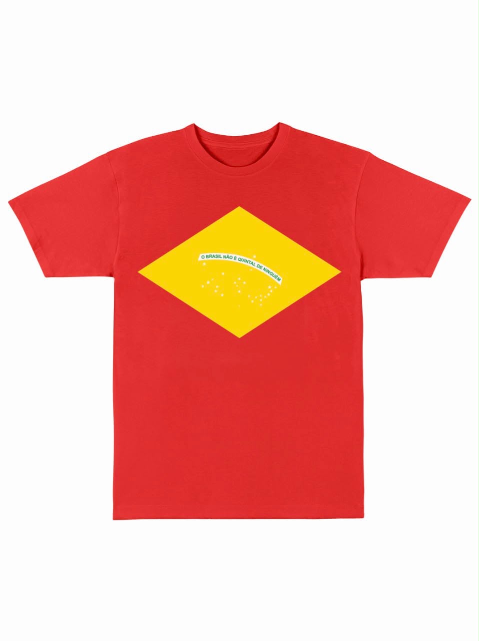 Camiseta Ninja BR Não é quintal de ninguém! (Bandeira)