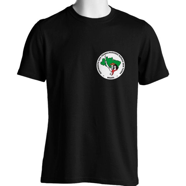 Camiseta Preta MST Logo Pequeno