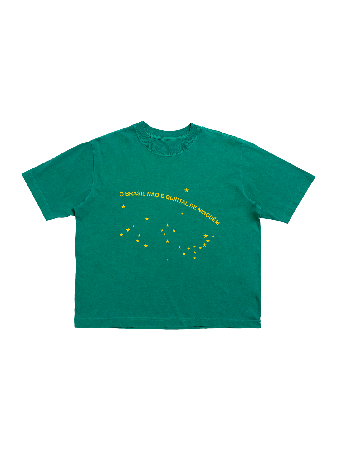 Camiseta Boxy Ninja Não é quintal de ninguém! (Estrelas)