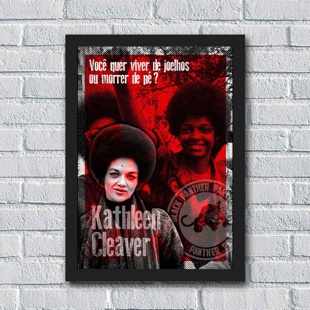 Quadro Panteras Negras: Kathleen Cleaver