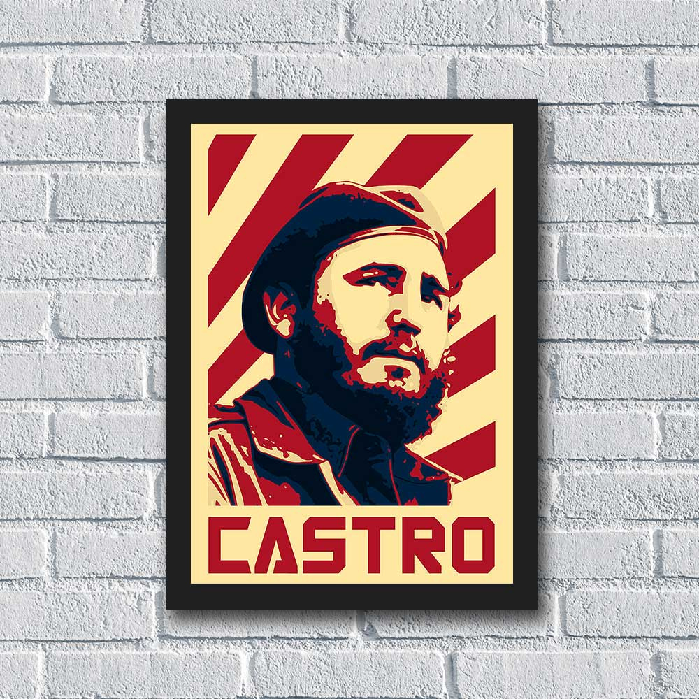 Quadro Cuba Fidel Castro Modelo 3