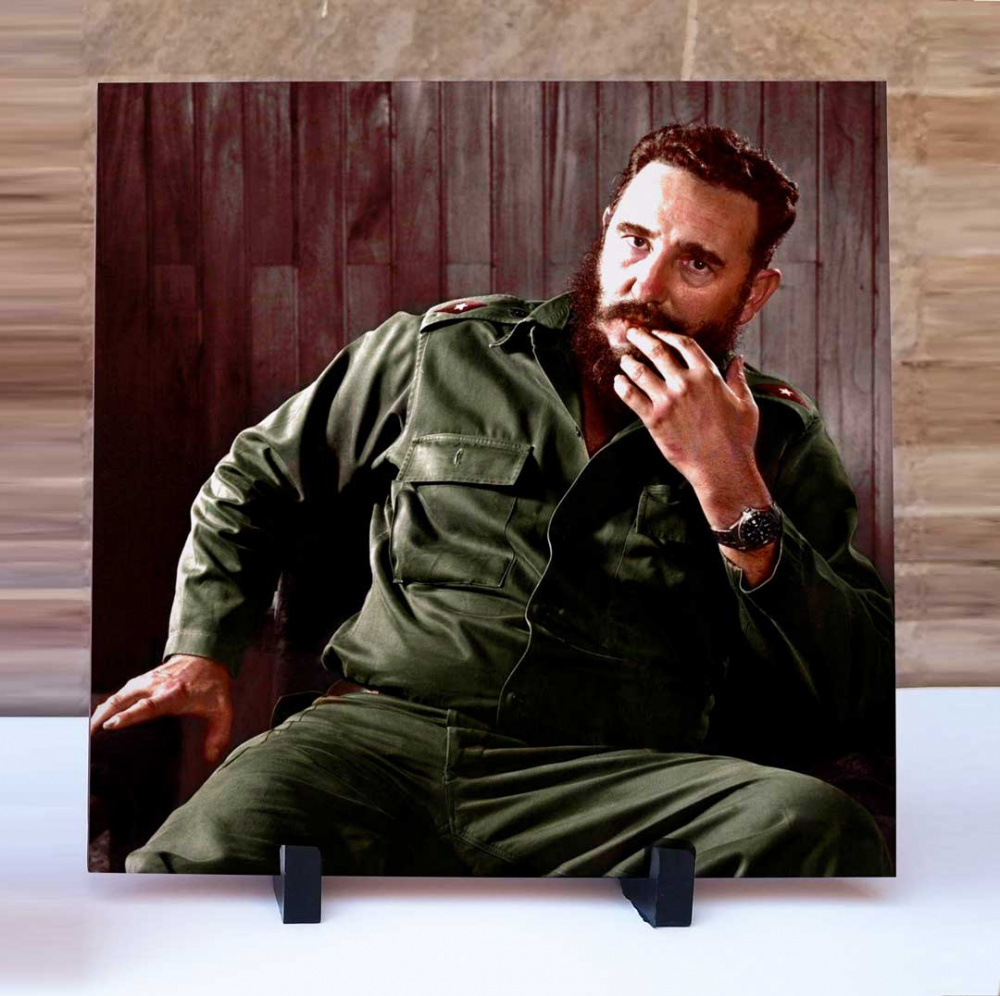 Azulejo Fidel Castro El Comandante
