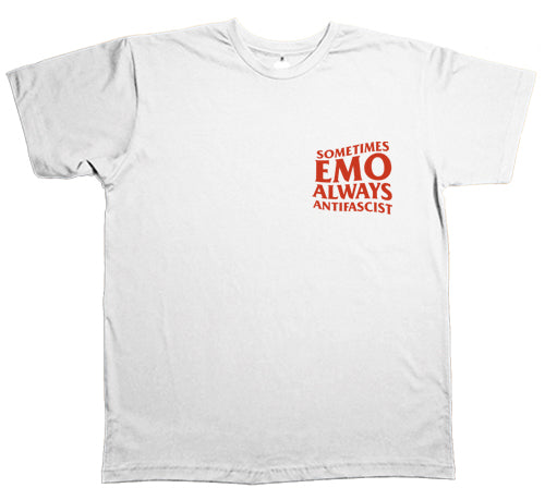 Bloco Emo (Camiseta): Sometimes Emo Always Antifascist