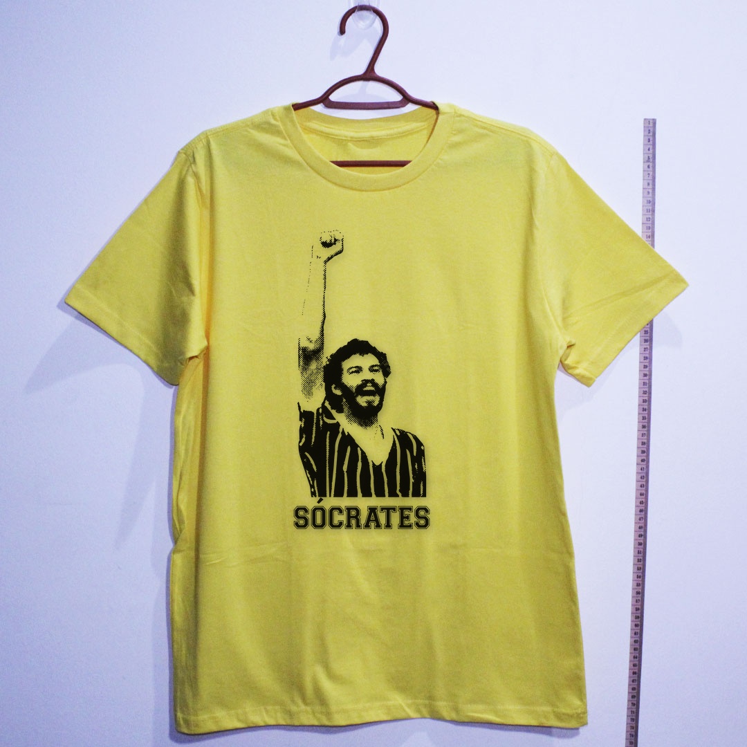 Camiseta de algodão Doutor Sócrates