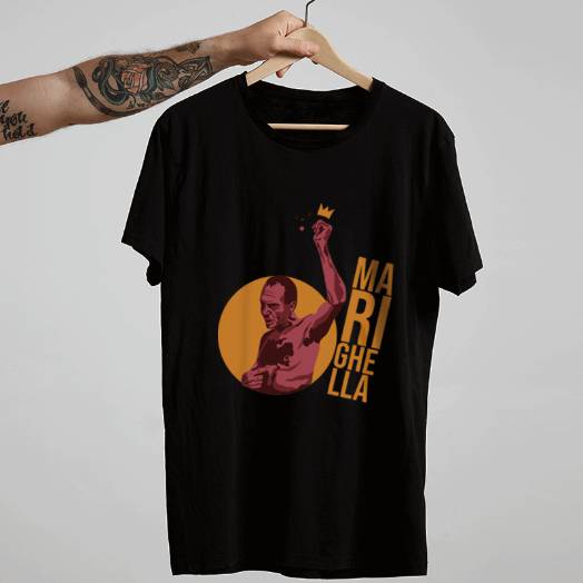 Camiseta de algodão Carlos Marighella