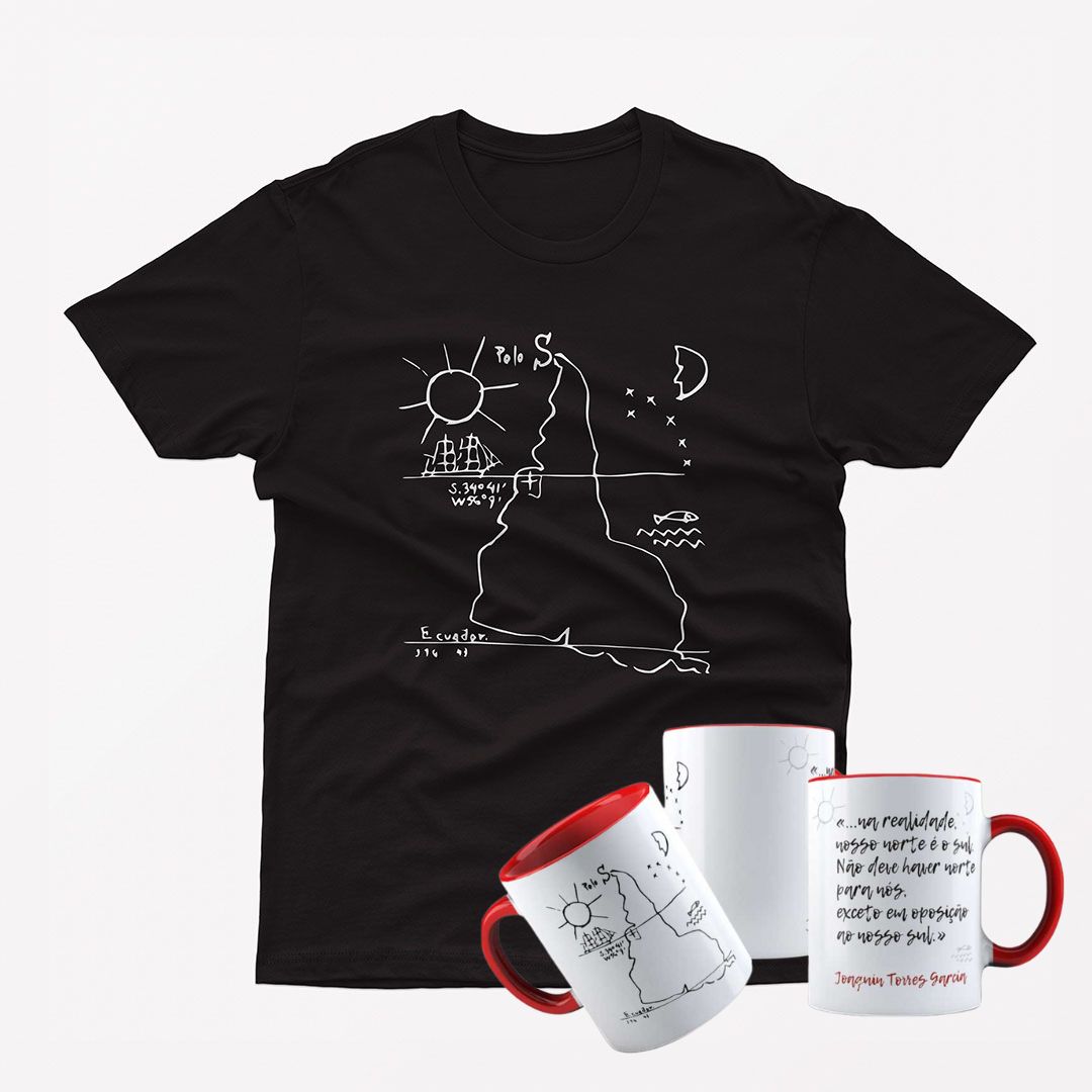 Kit Nosso Norte é o Sul: Camiseta + Caneca