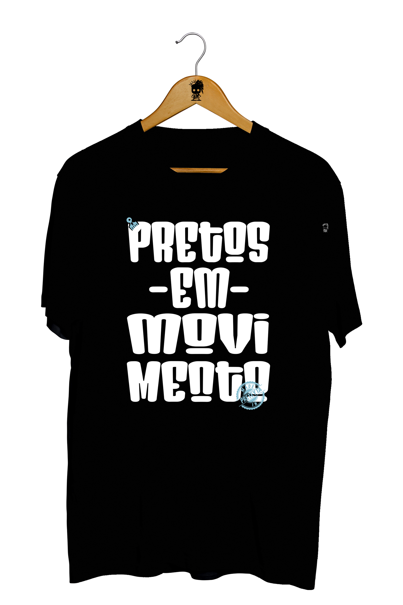 Camiseta Pretos em Movimento