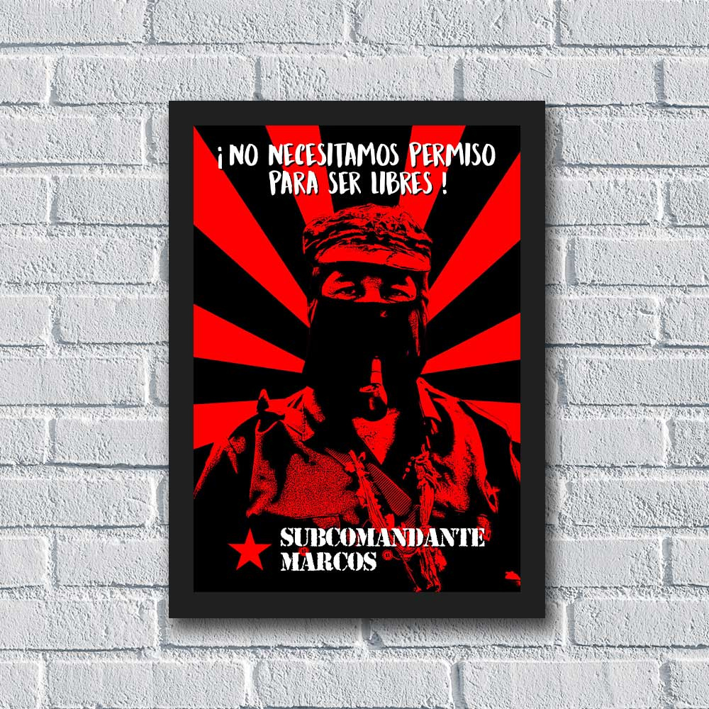 Quadro Ezln Subcomandante Marcos