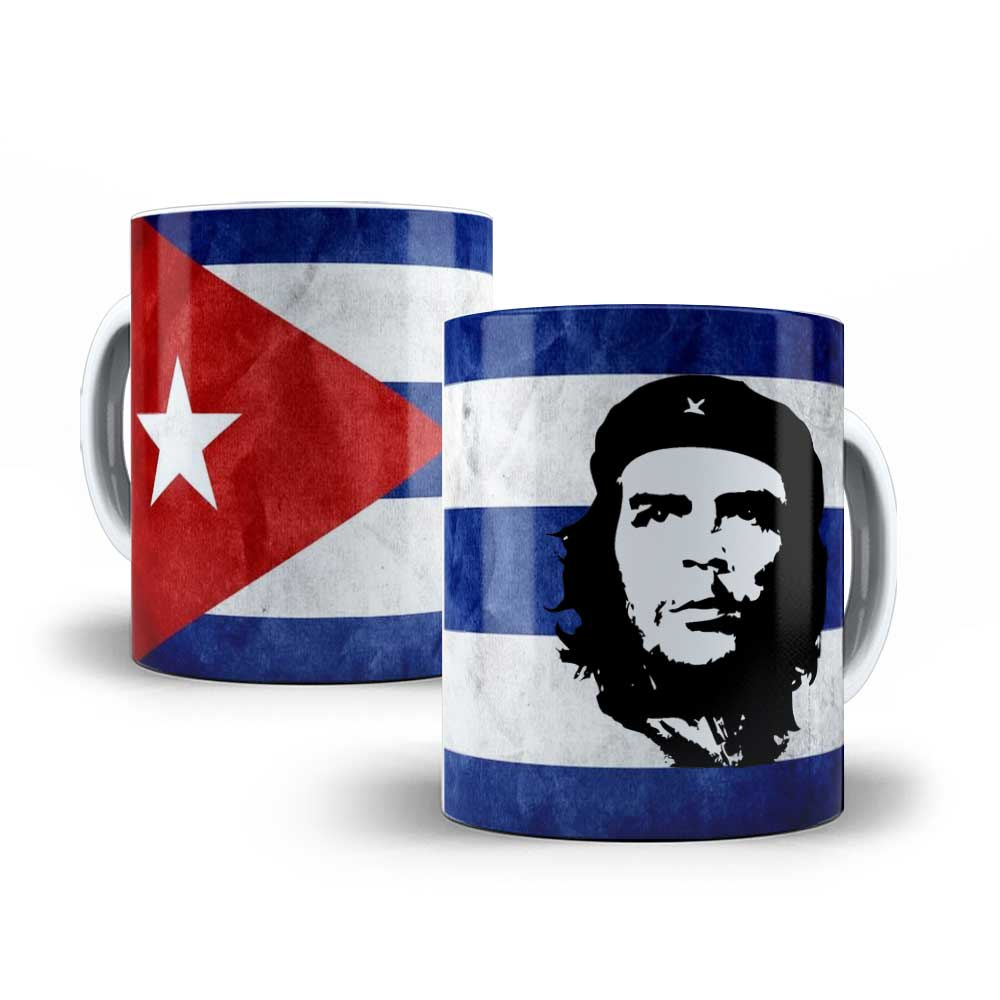Caneca Bandeira Cuba Che Guevara