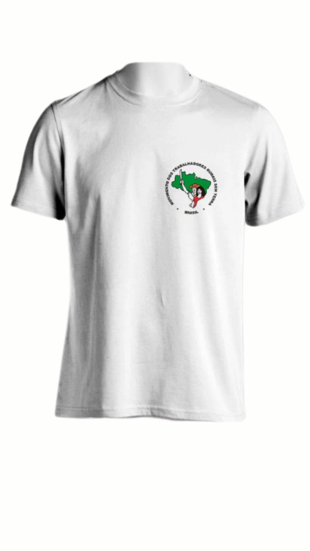 Camiseta Branca MST Logo Pequeno