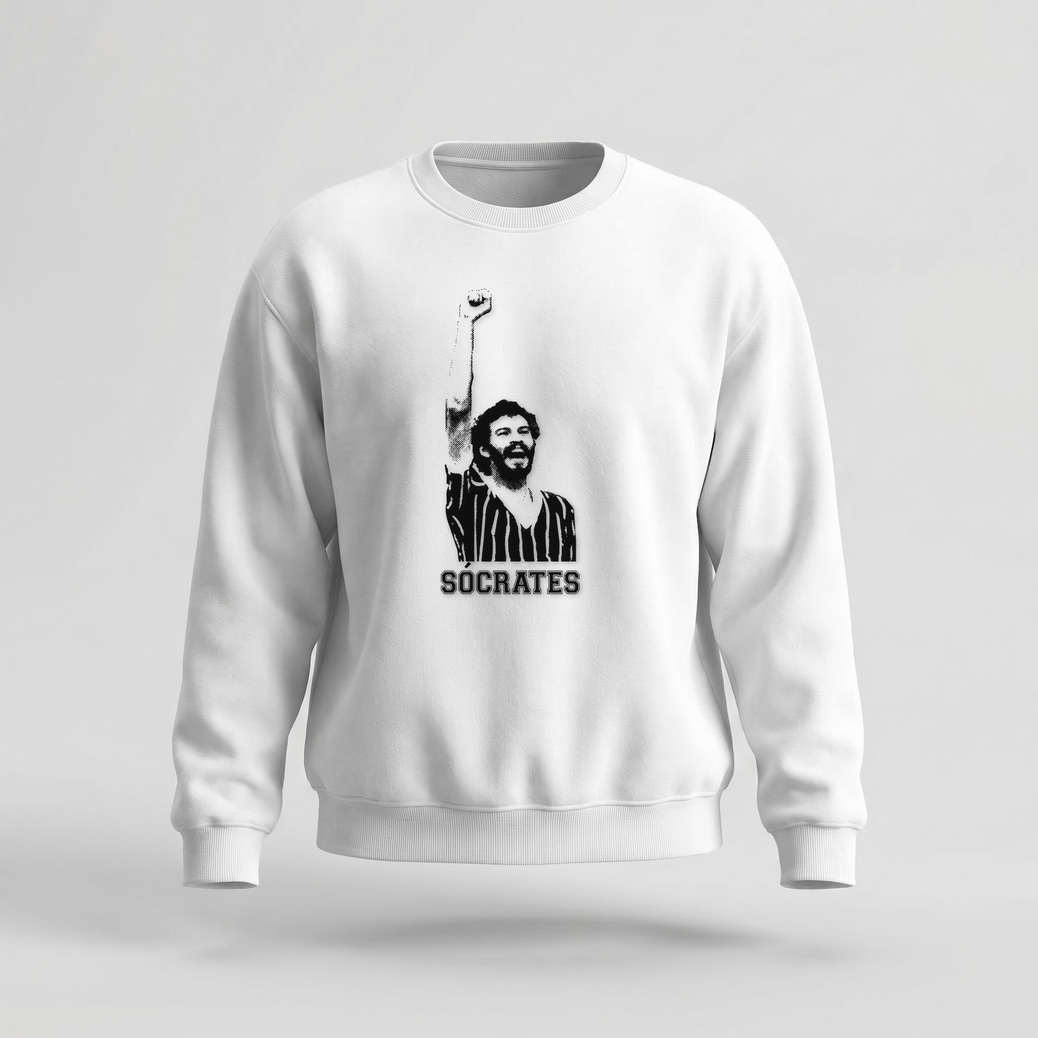 Blusa moletom careca Doutor Sócrates