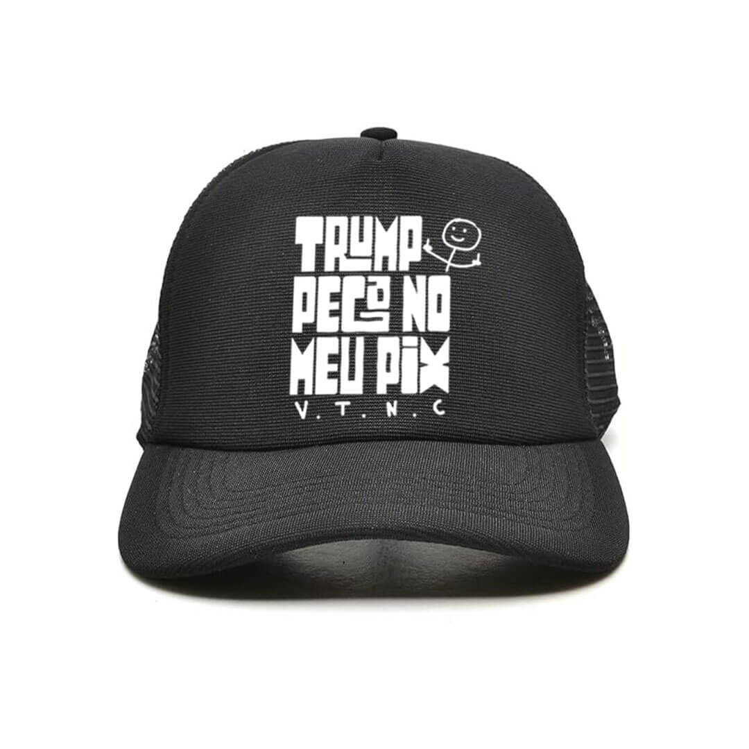 Boné trucker Pega no meu pix