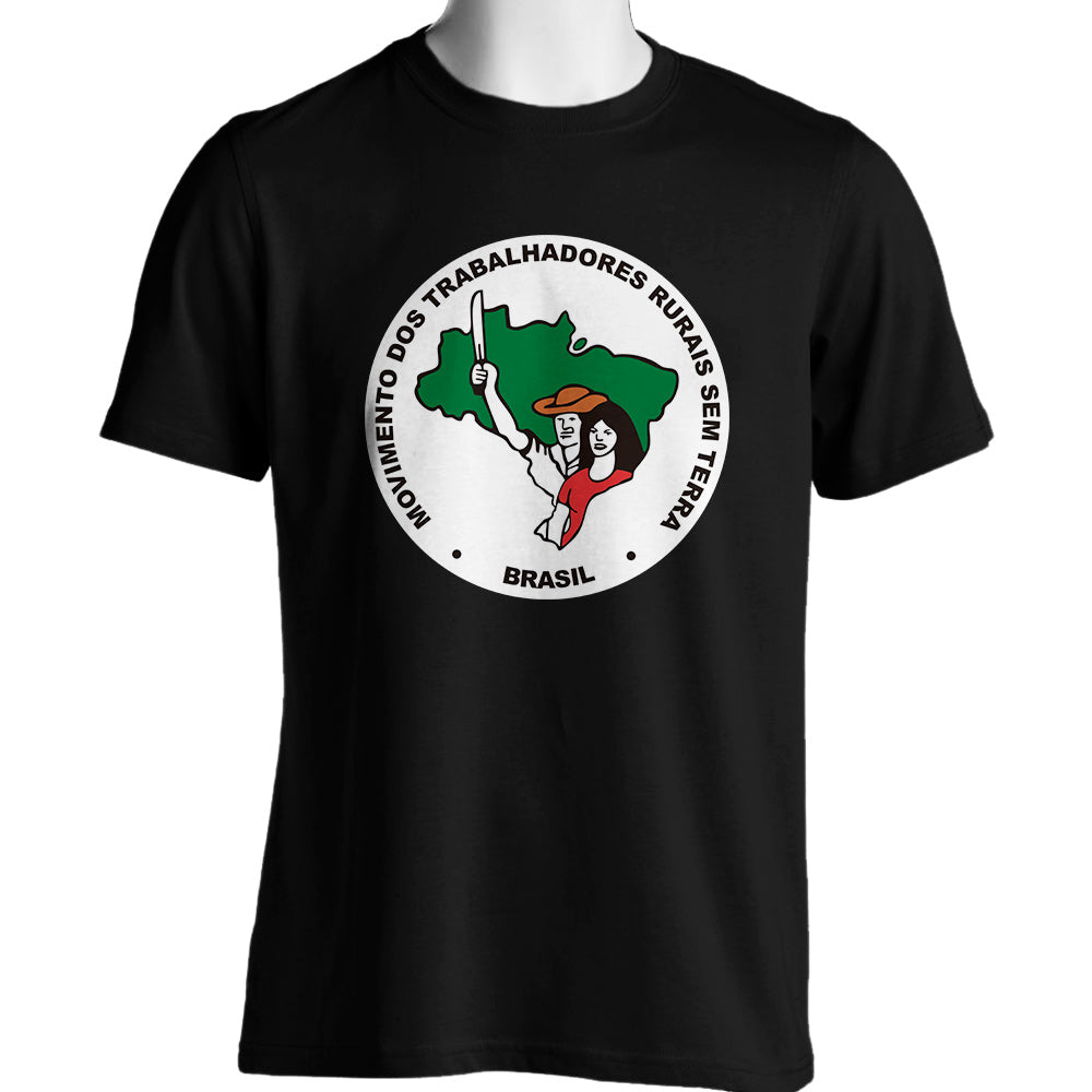 Camiseta Preta MST Logo Grande