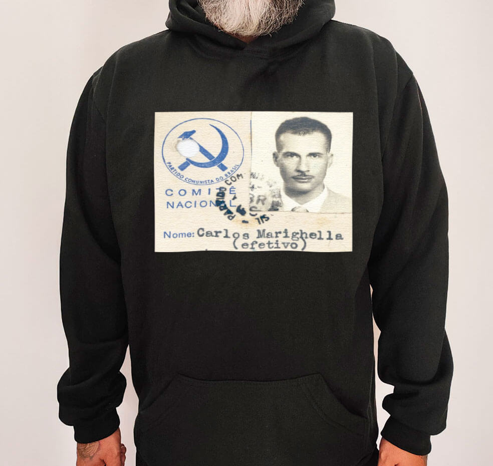 Moletom com capuz Marighella