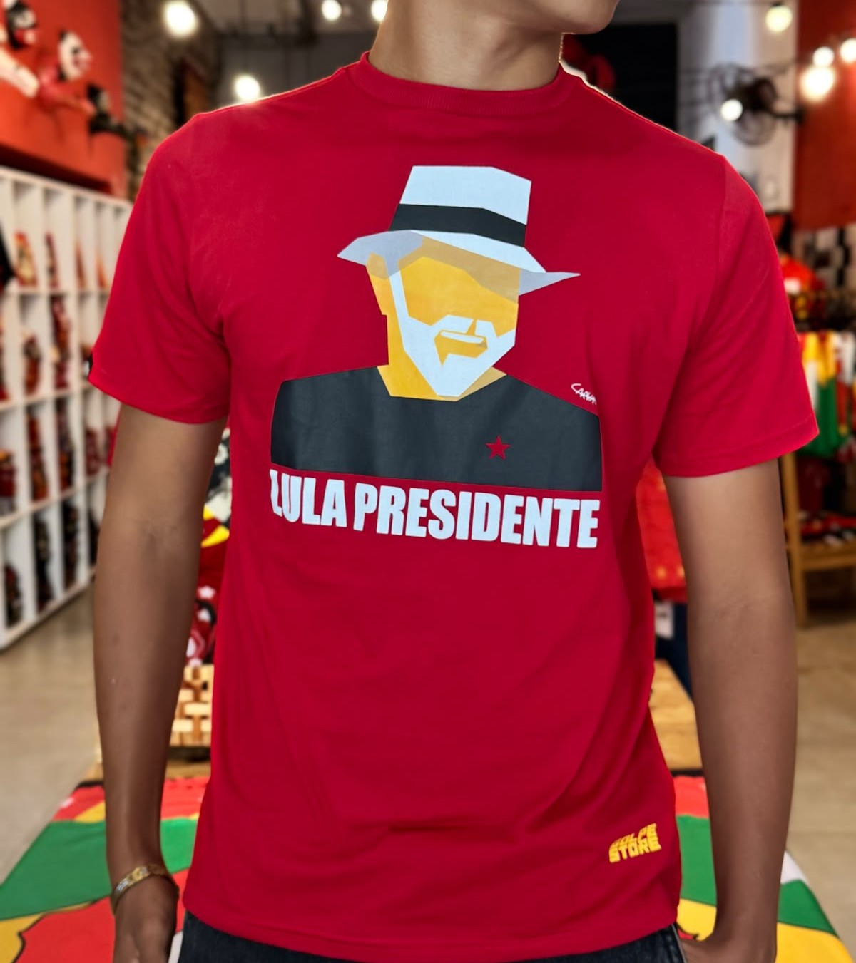 Camiseta Lula Chápeu Carvall