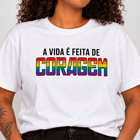 Camiseta Lula Coragem LGBTQIA+