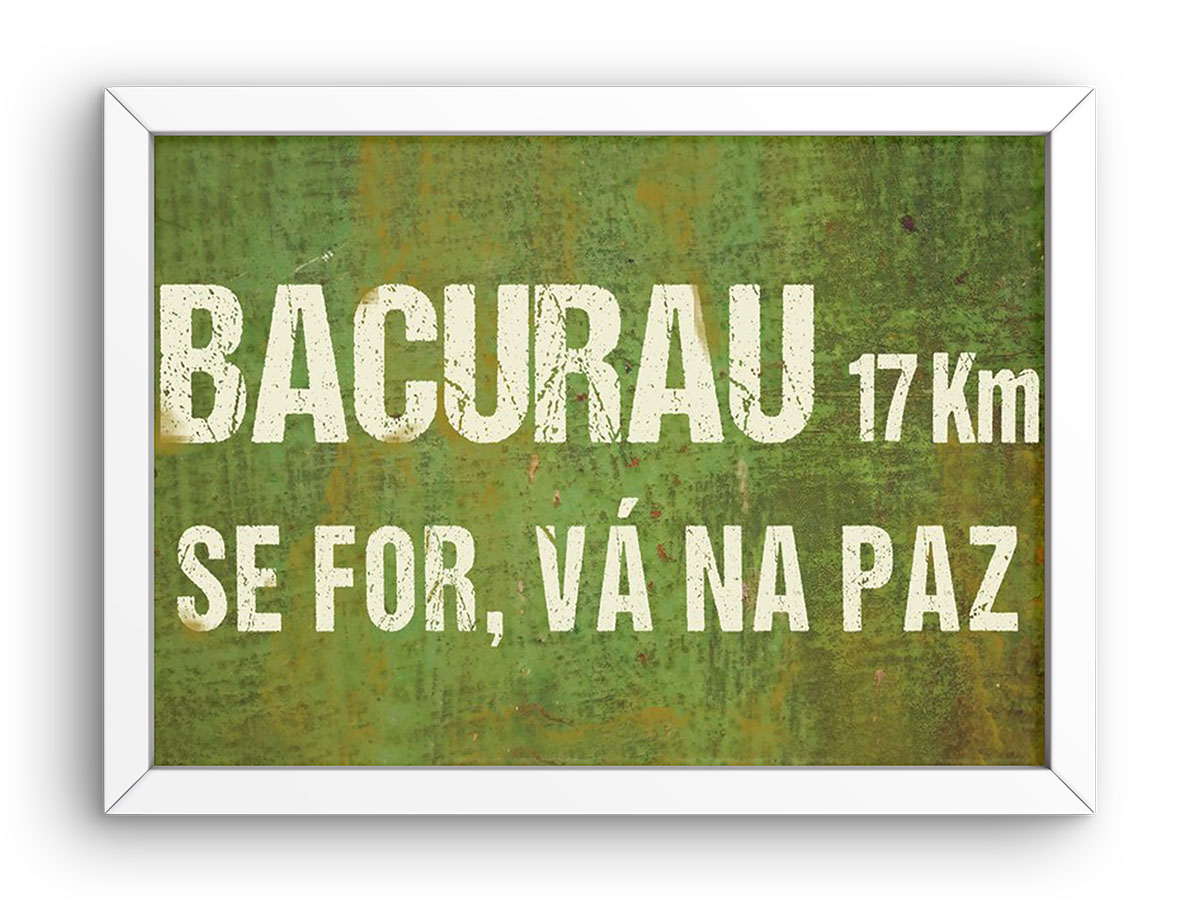 Quadro Placa Bacurau