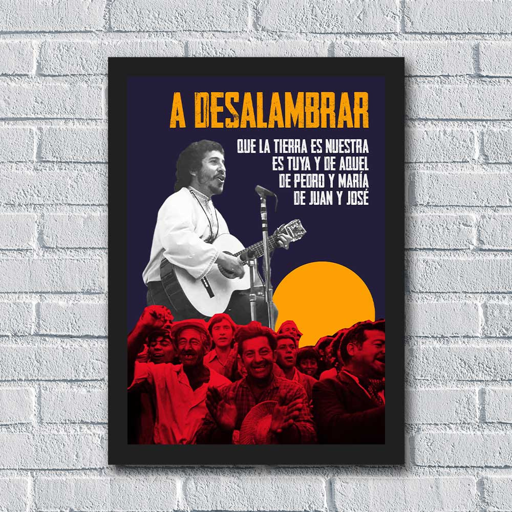 Quadro Victor Jara: A Desalambrar